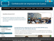 Tablet Screenshot of ceoecuenca.es